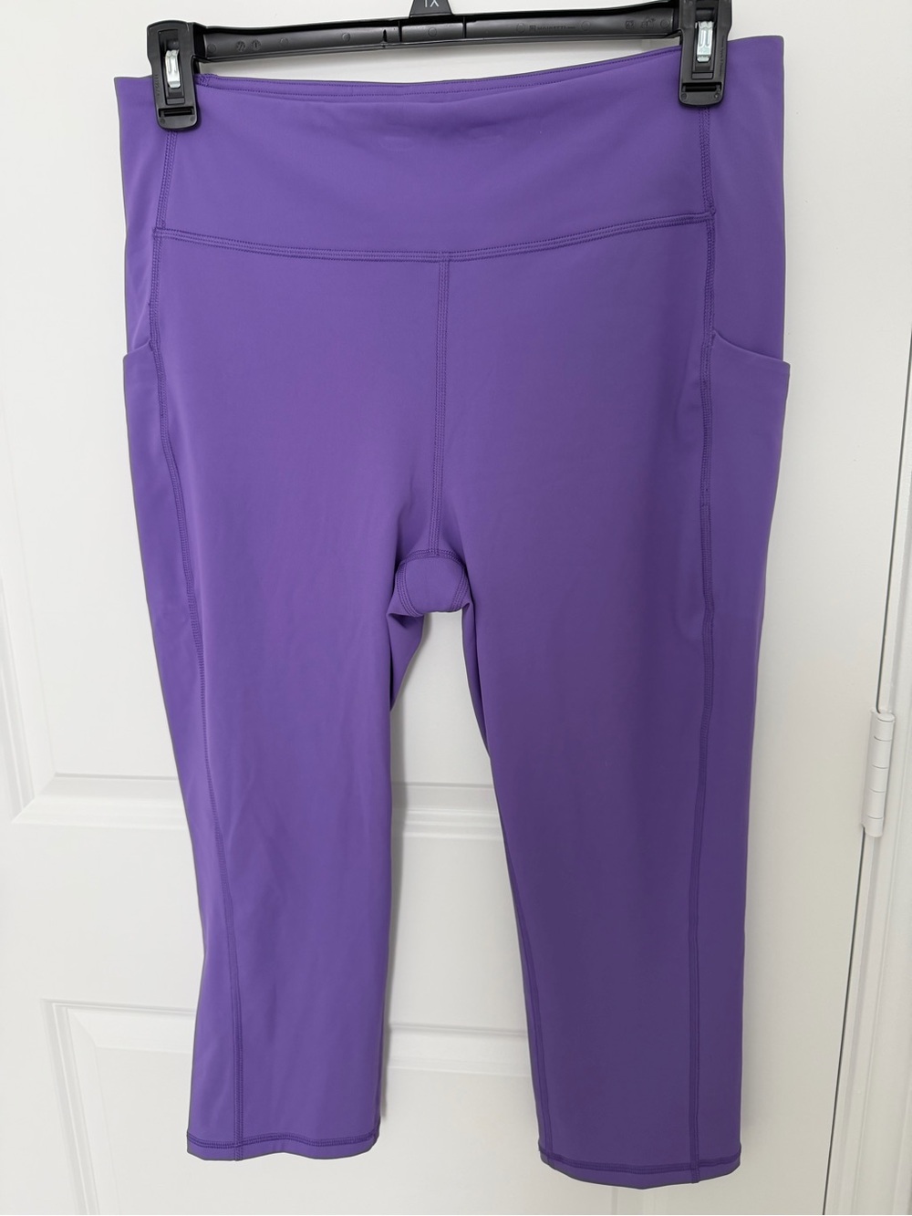 tek gear Purple Capri Leggings with Side Pockets